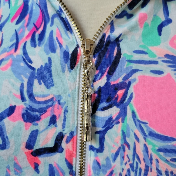 Lilly Pulitzer UPF 50+ Skipper Popover Dress Cabana Cocktail XS - Picture 11 of 16